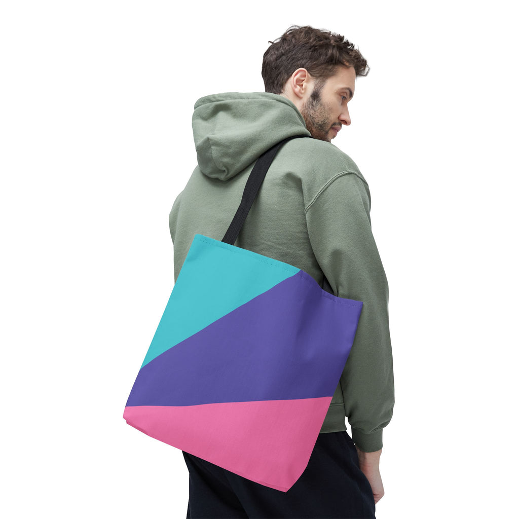 Colorblock Tote Bag