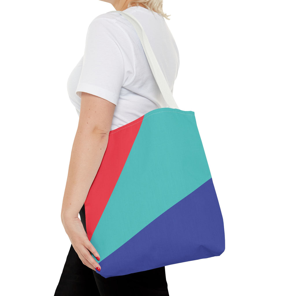 Colorblock Tote Bag
