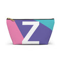 Colorblock Accessory Pouch — Monogram Z T-Bottom Cosmetic Bag