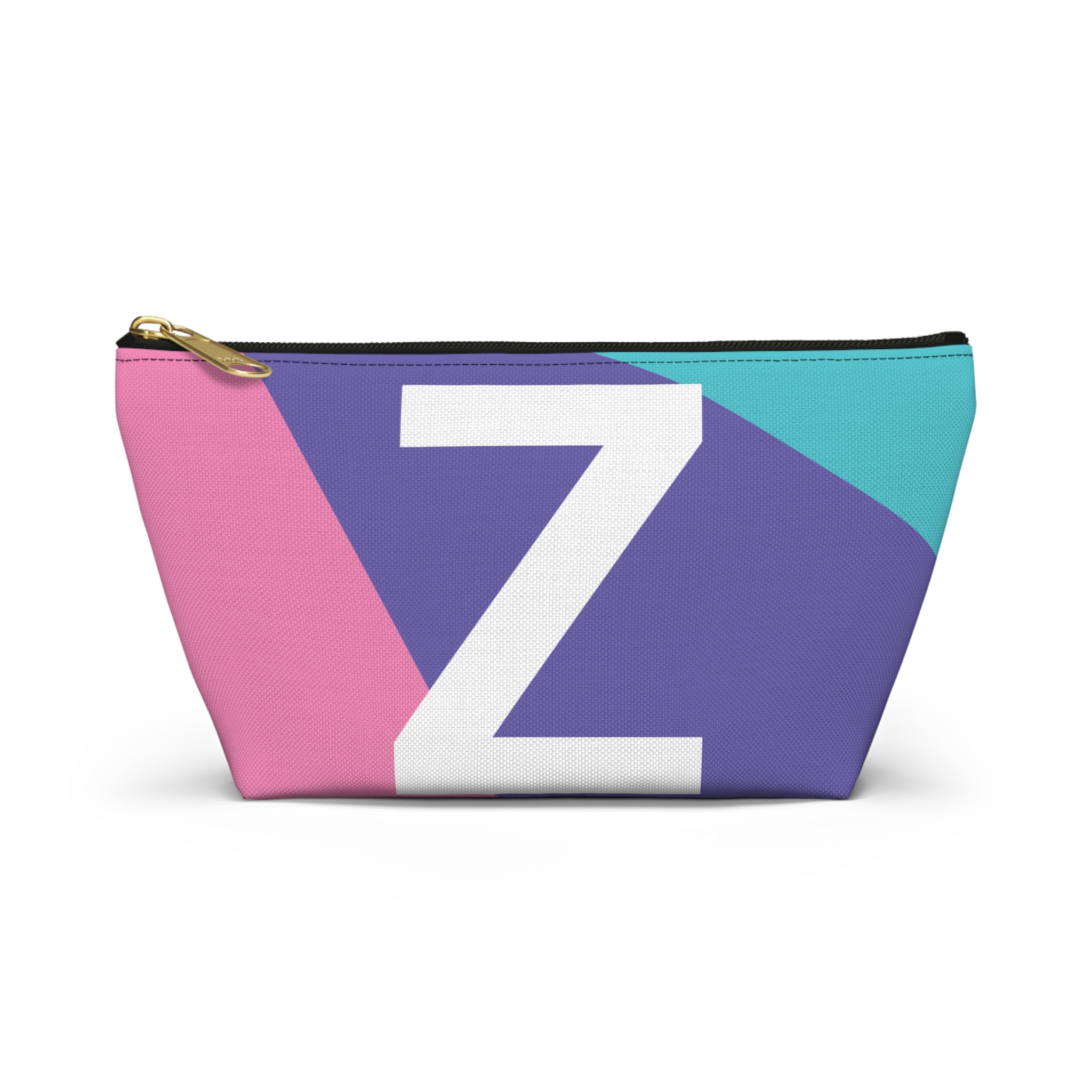 Colorblock Accessory Pouch — Monogram Z T-Bottom Cosmetic Bag