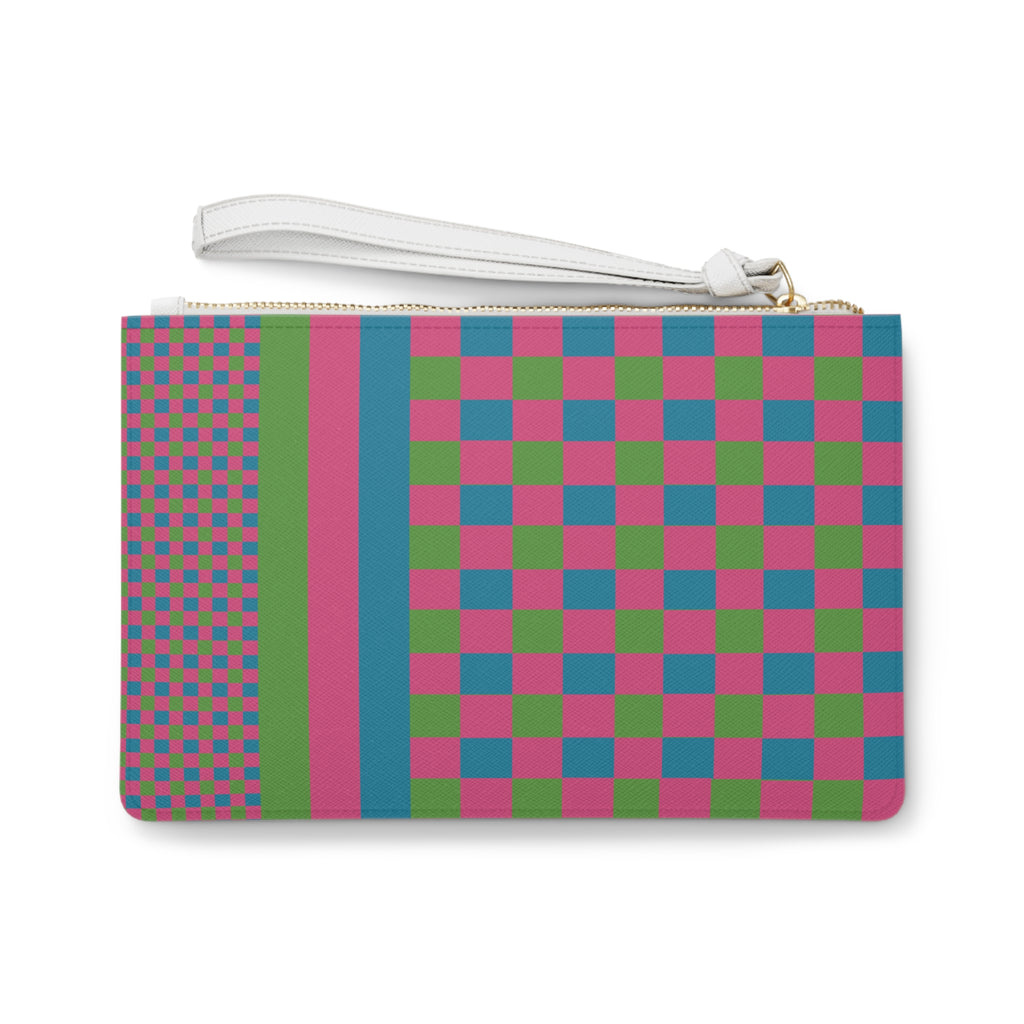 Colorblock Clutch Bag