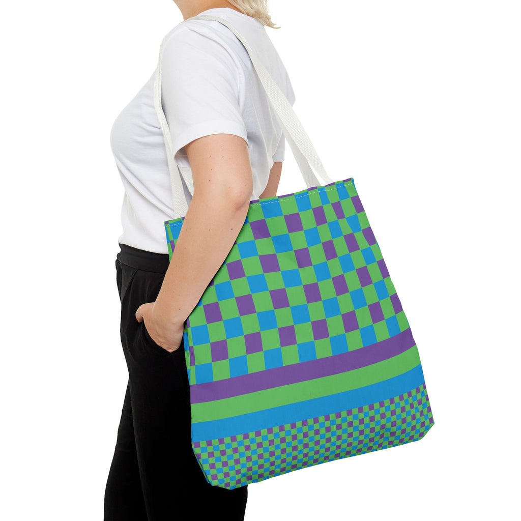 Colorblock Tote Bag