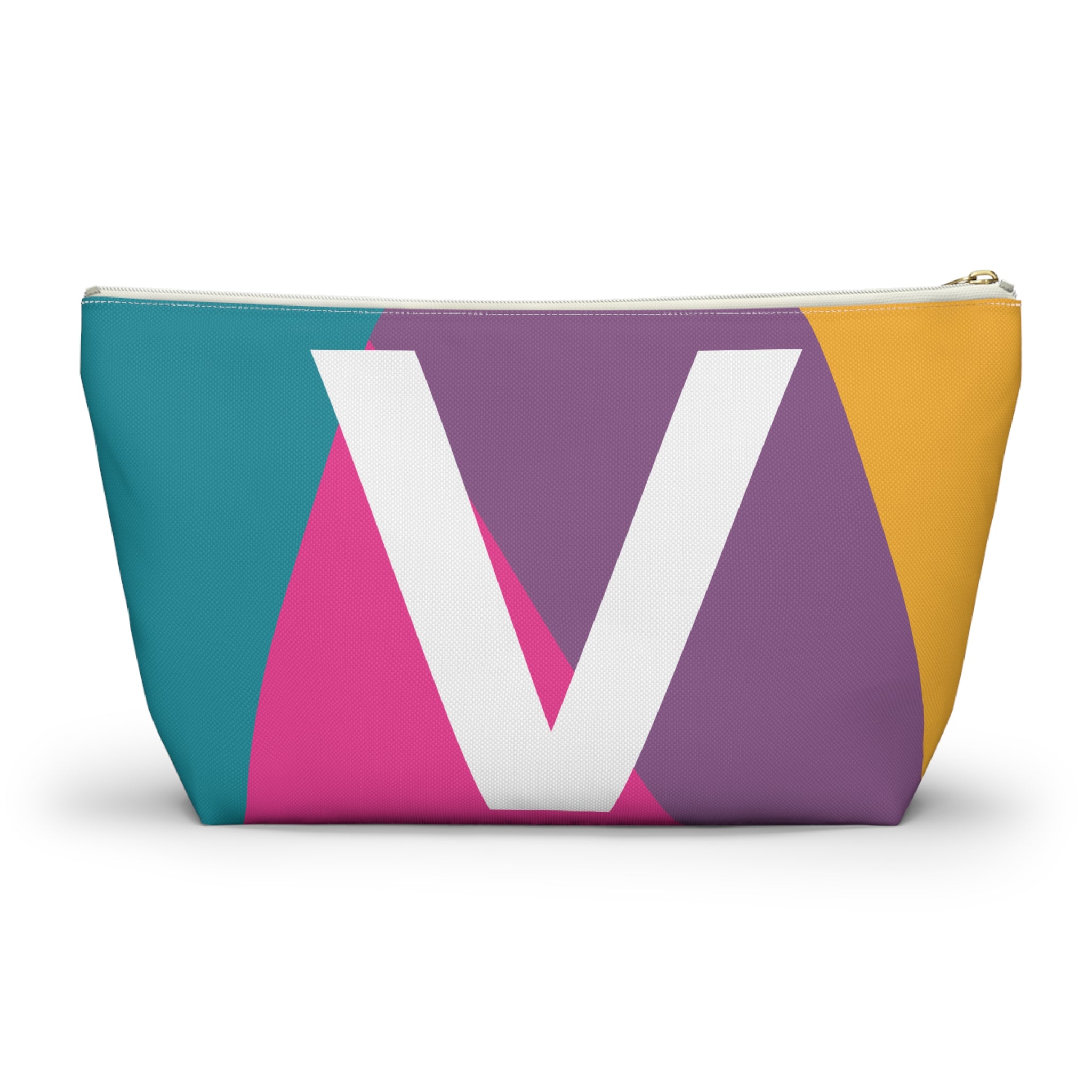 Colorblock Accessory Pouch — Monogram V T-Bottom Cosmetic Bag