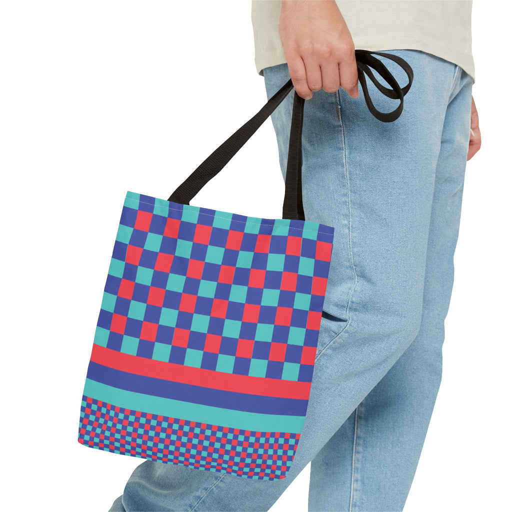 Colorblock Tote Bag
