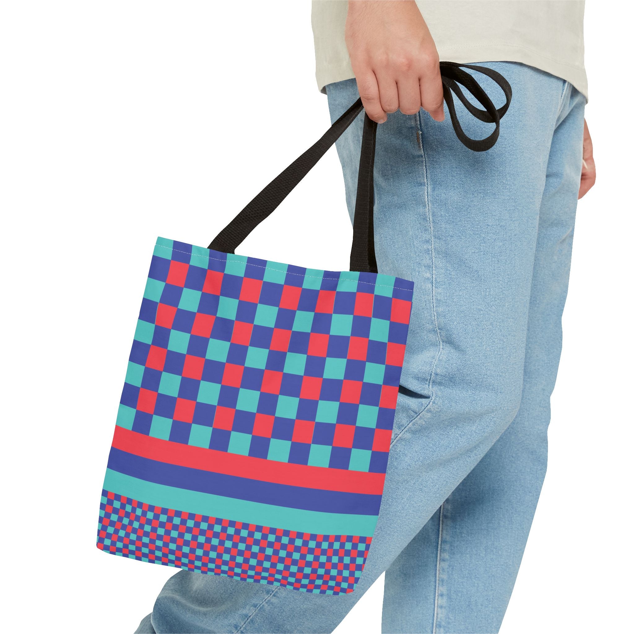 Colorblock Tote Bag