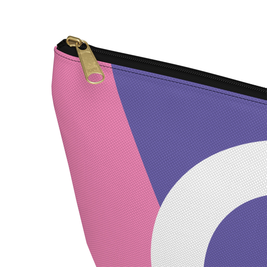 Colorblock Accessory Pouch — Monogram O T-Bottom Cosmetic Bag