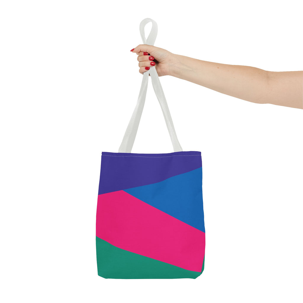 Colorblock Tote Bag