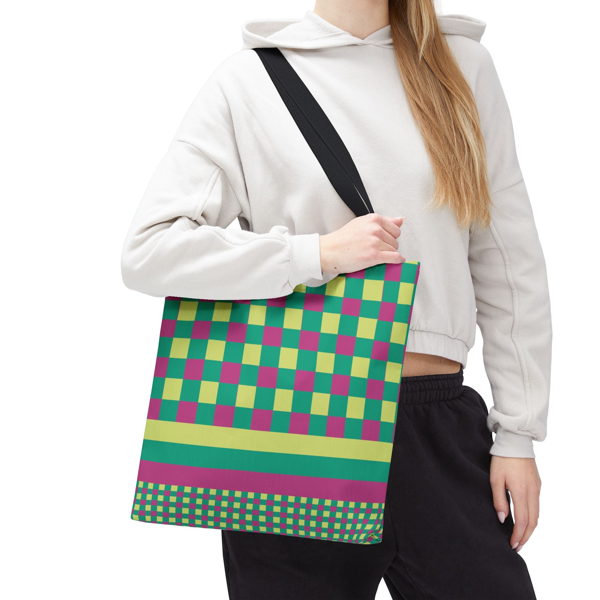 Colorblock Tote Bag