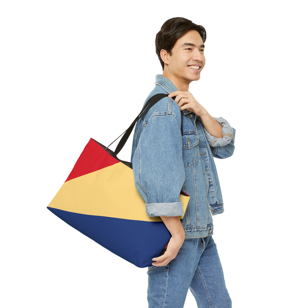 Colorblock Tote Bag