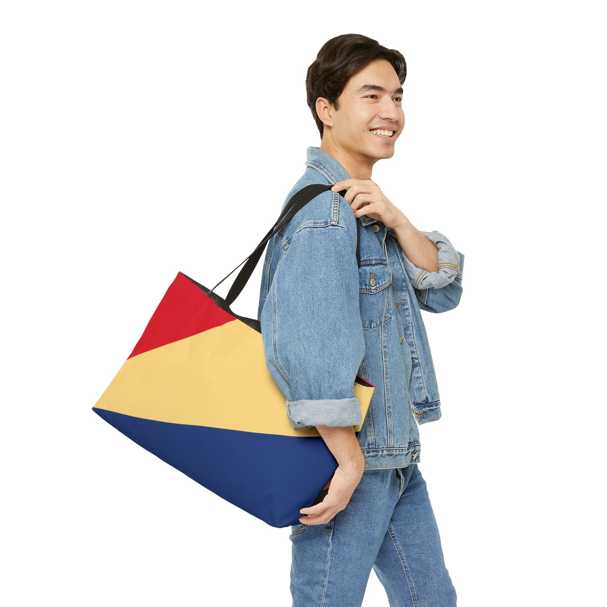 Colorblock Tote Bag