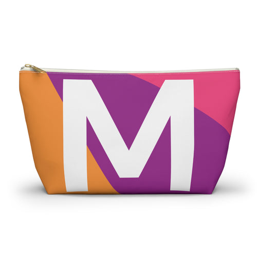Colorblock Accessory Pouch — Monogram M T-Bottom Cosmetic Bag