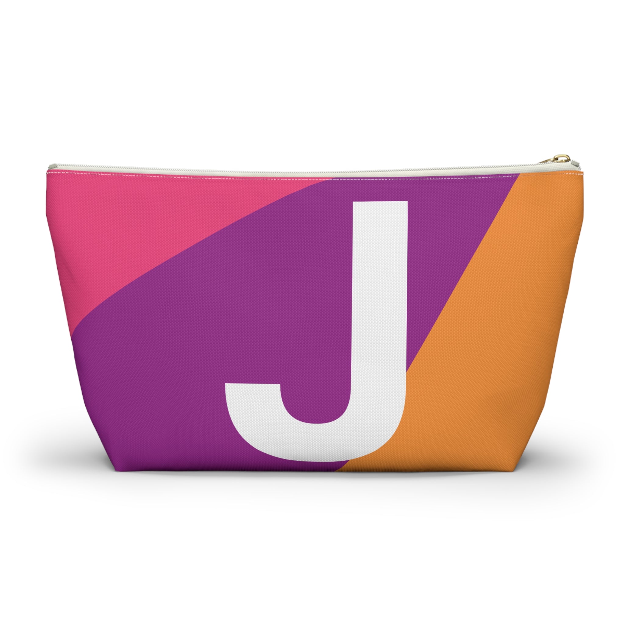 Colorblock Accessory Pouch — Monogram J T-Bottom Cosmetic Bag