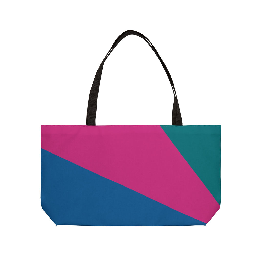 Colorblock Tote Bag