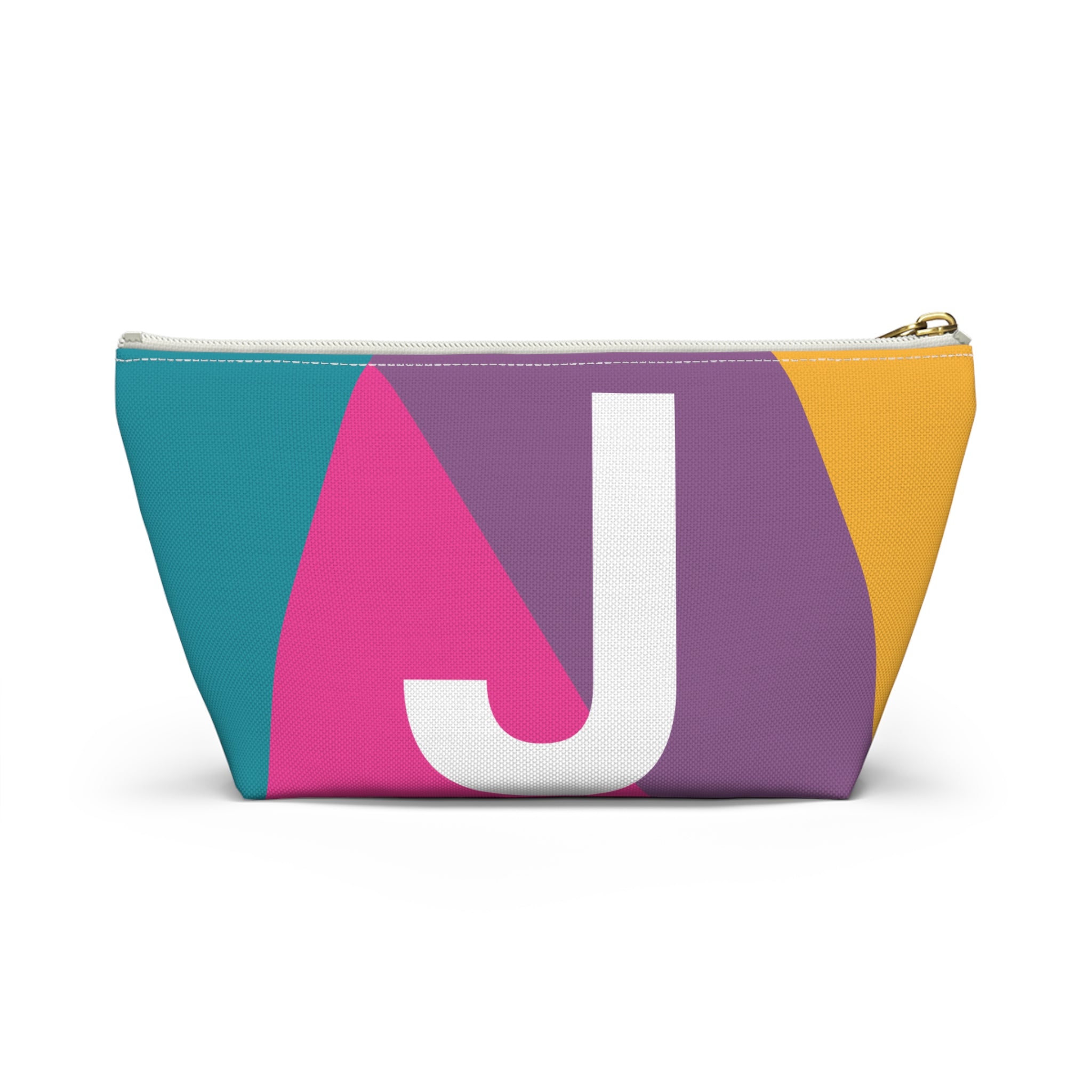 Colorblock Accessory Pouch — Monogram J T-Bottom Cosmetic Bag