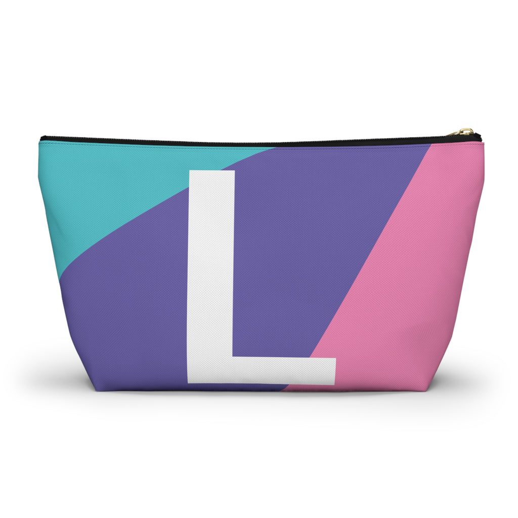 Colorblock Accessory Pouch — Monogram L T-Bottom Cosmetic Bag