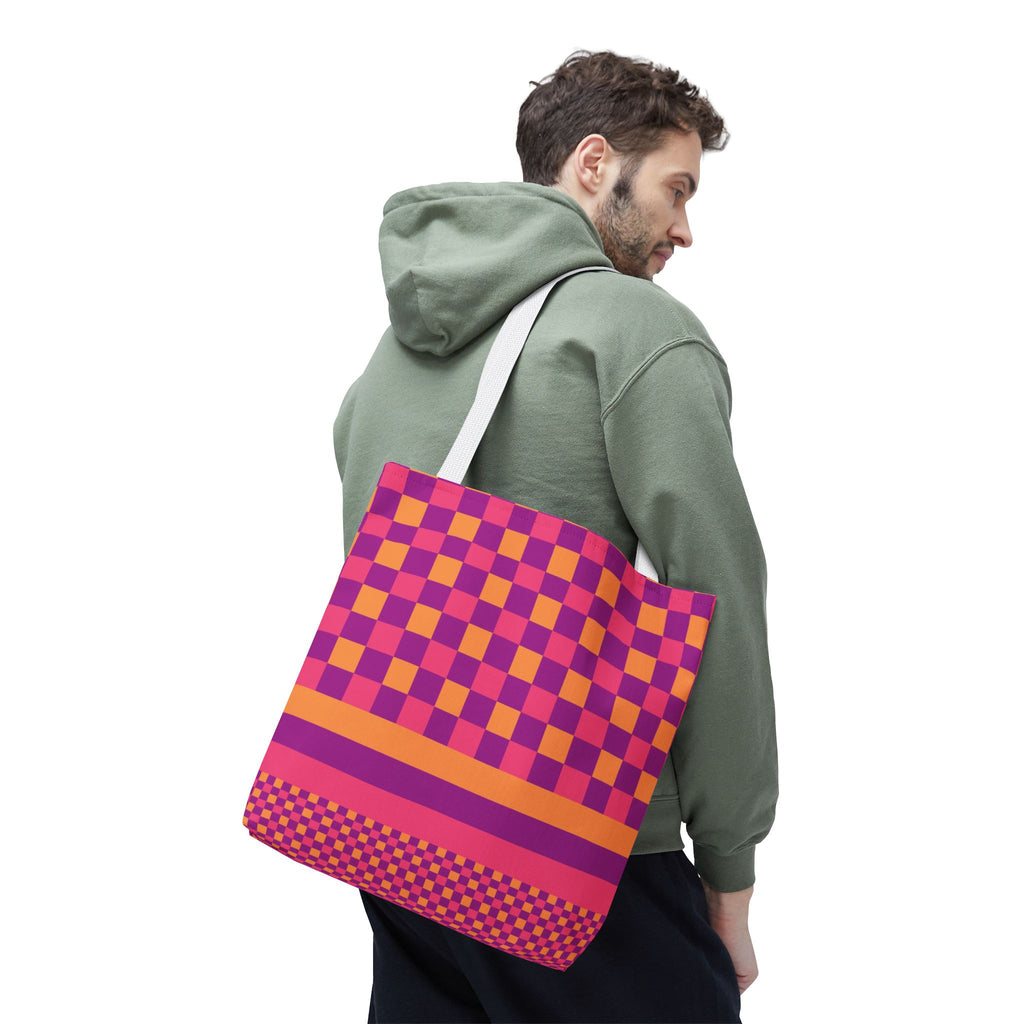 Colorblock Tote Bag