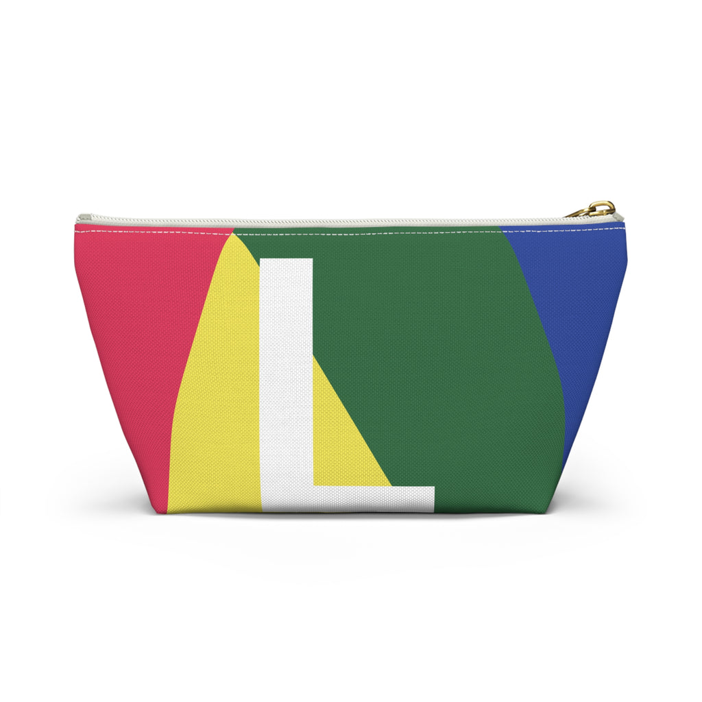 Colorblock Accessory Pouch — Monogram L T-Bottom Cosmetic Bag