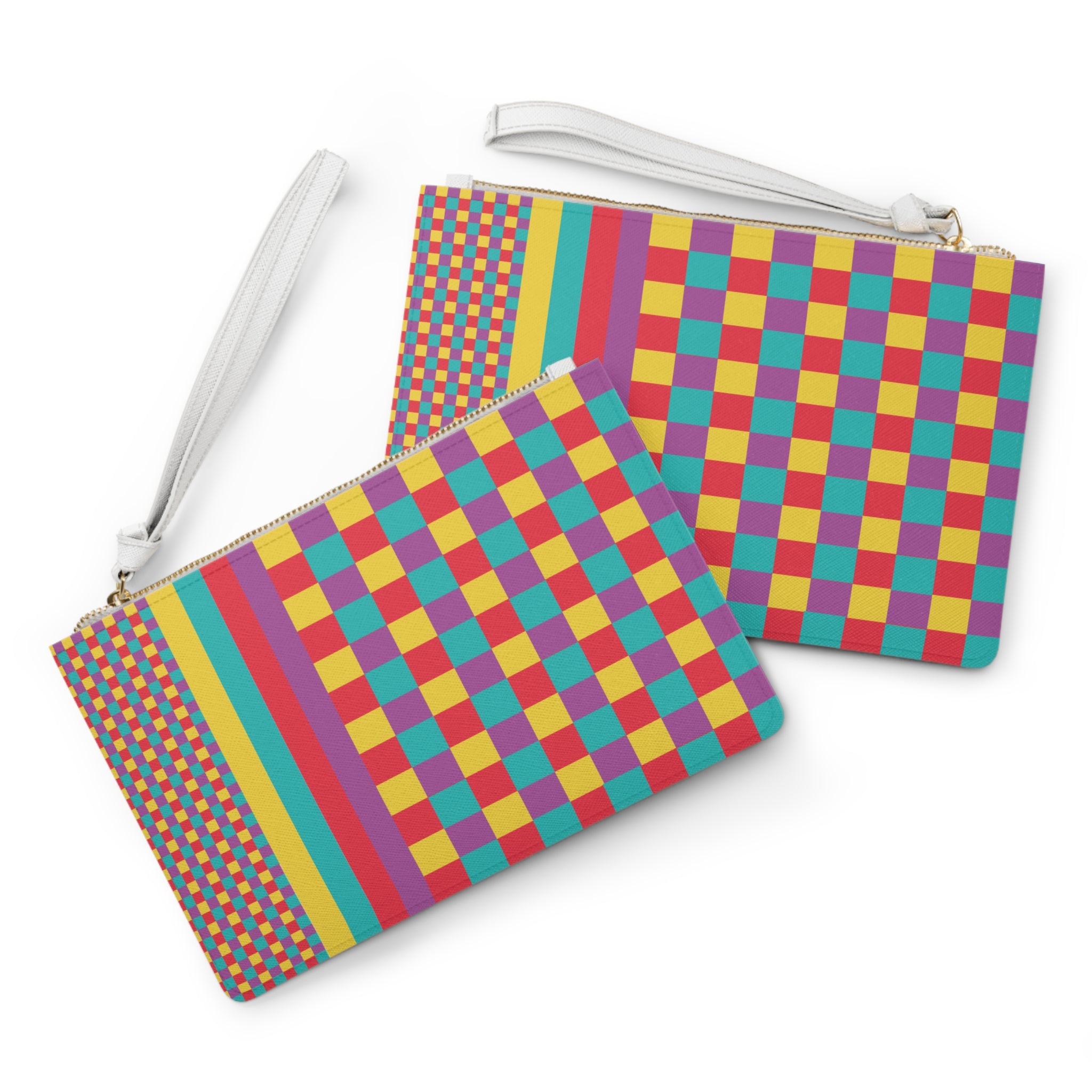 Colorblock Clutch Bag