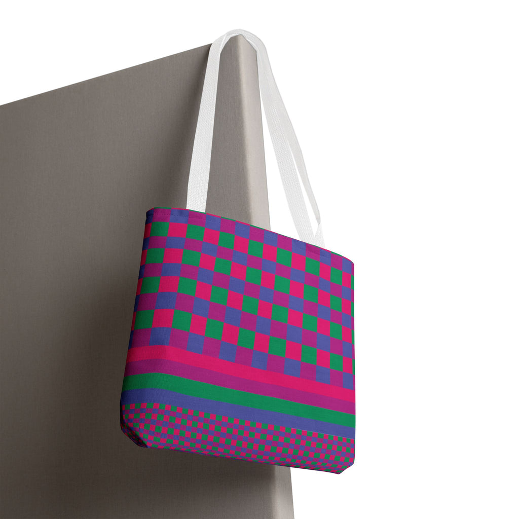 Colorblock Tote Bag