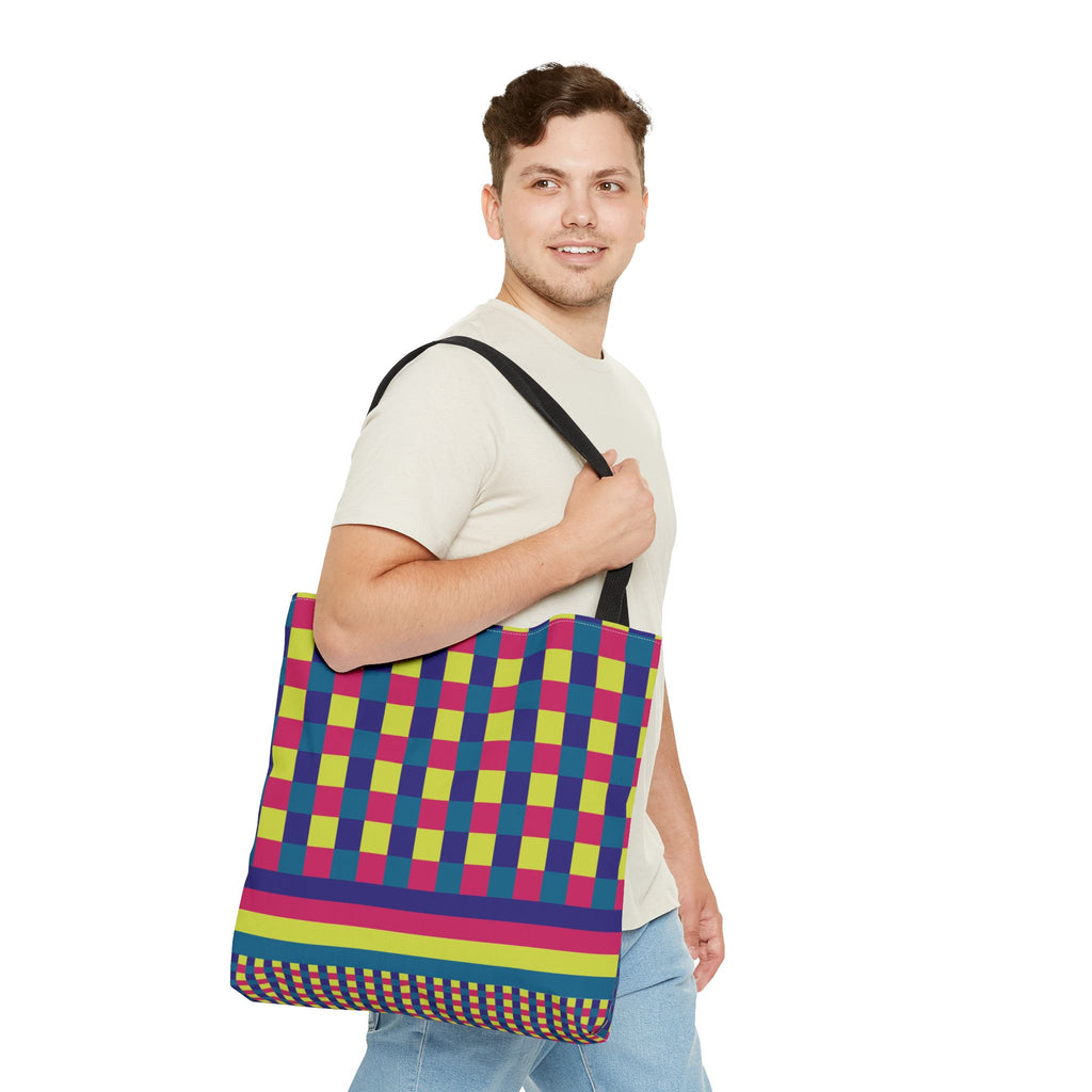 Colorblock Tote Bag