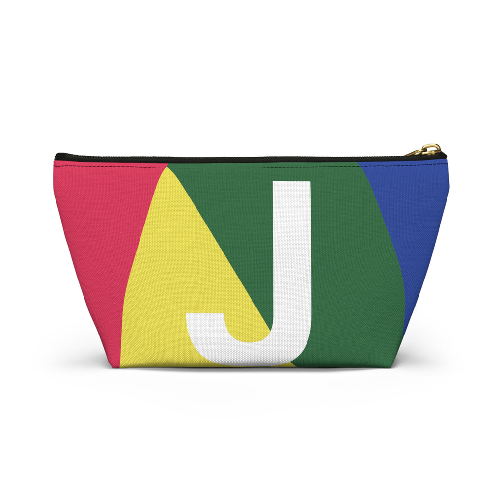 Colorblock Accessory Pouch — Monogram J T-Bottom Cosmetic Bag