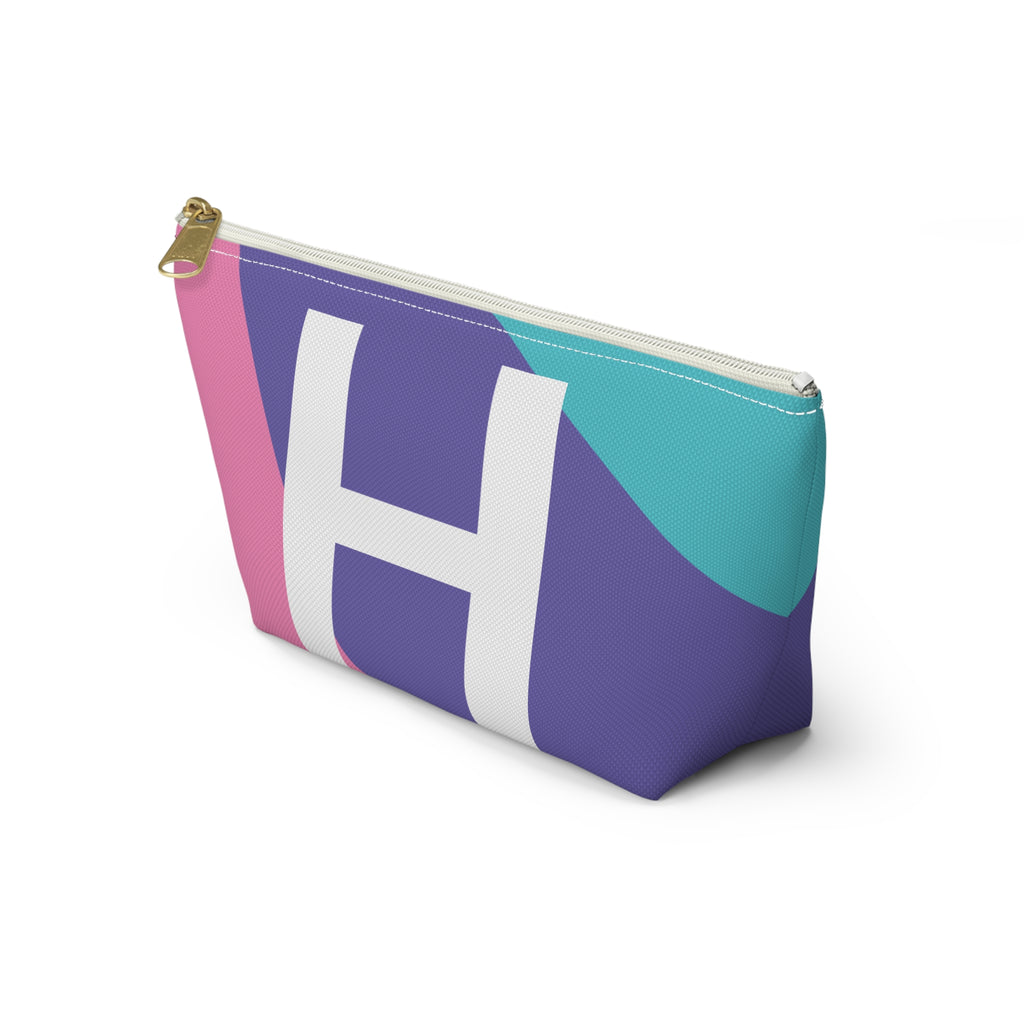 Colorblock Accessory Pouch — Monogram H T-Bottom Cosmetic Bag