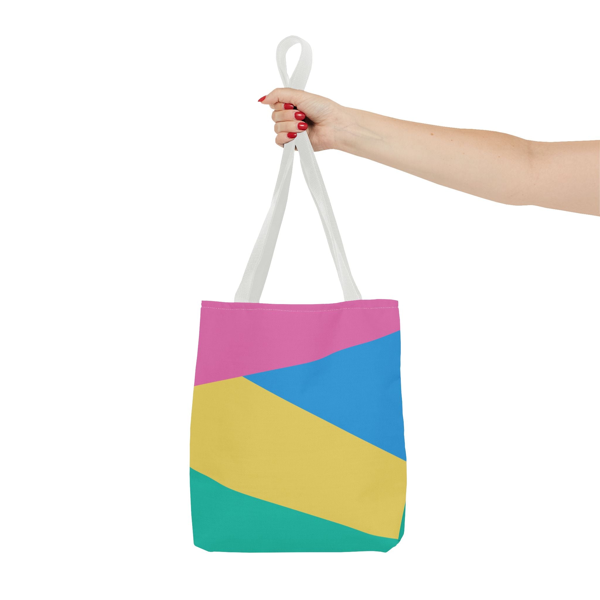 Colorblock Tote Bag