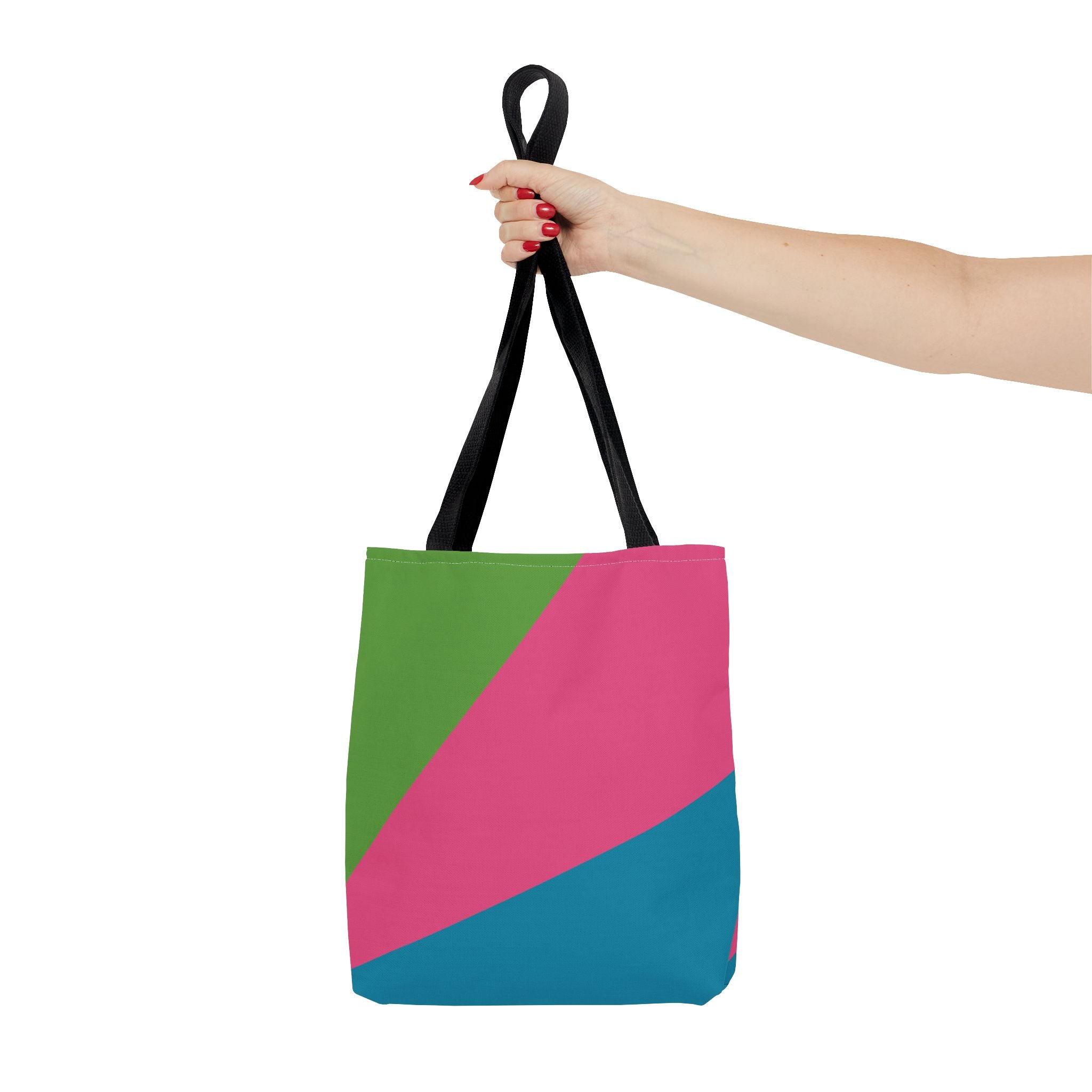 Colorblock Tote Bag
