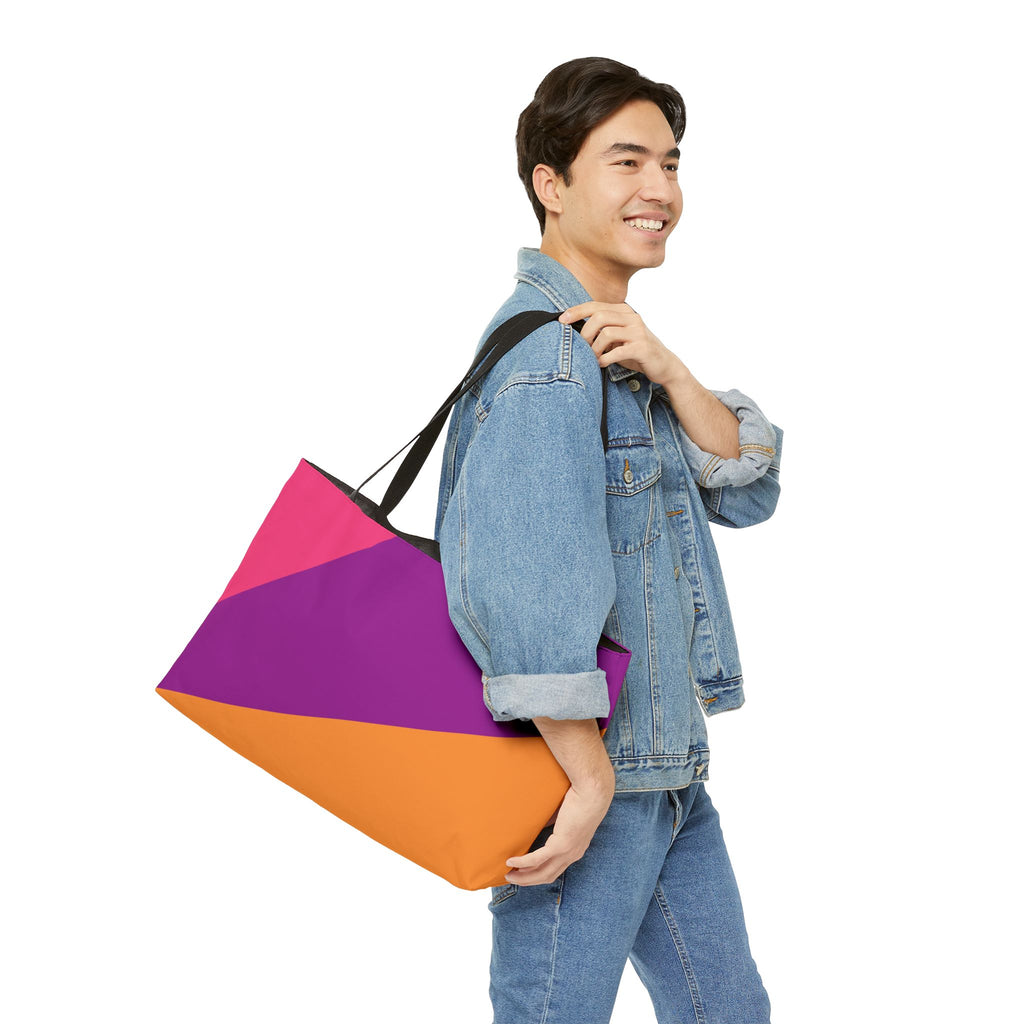 Colorblock Tote Bag