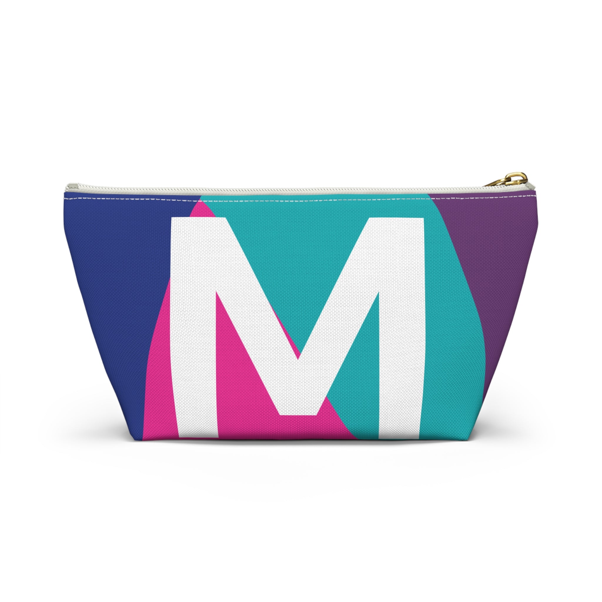 Colorblock Accessory Pouch — Monogram M T-Bottom Cosmetic Bag